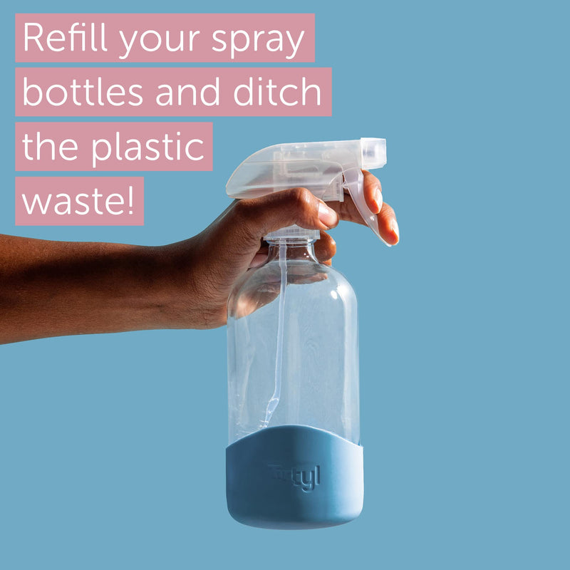 [Australia] - Tirtyl Multi-Surface Cleaner Refills - All Purpose Cleaning Tablet 12 Pack - 192 fl oz total (makes 12x 16 fl oz bottles of spray cleaner) - Home & Kitchen - Non-toxic & Effective - Lime & Clementine Fragrance 