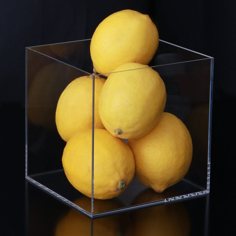 [Australia] - Cliselda Acrylic Display Box, 3x3x3&4x4x4&5x5x5 inches, 3pc, Display Boxes, Museum Box Case for Collectibles (5 Sided Acrylic Boxes) 5 Sided Acrylic Cube 