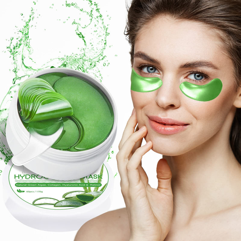 [Australia] - Aloe Vera Eye Patches,Hydrogel Eye Masks for Dark Circles,Anti Wrinkle Treatment,Under Eye Gel Pads,Eye Mask for Puffy Eyes, Skincare,Hydrating | 60 Pieces/30 Pair (aloe vera) Aloe Vera 