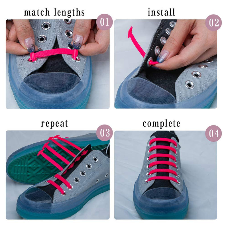 [Australia] - Tie-Free Laces, Set it and Forget it Black 