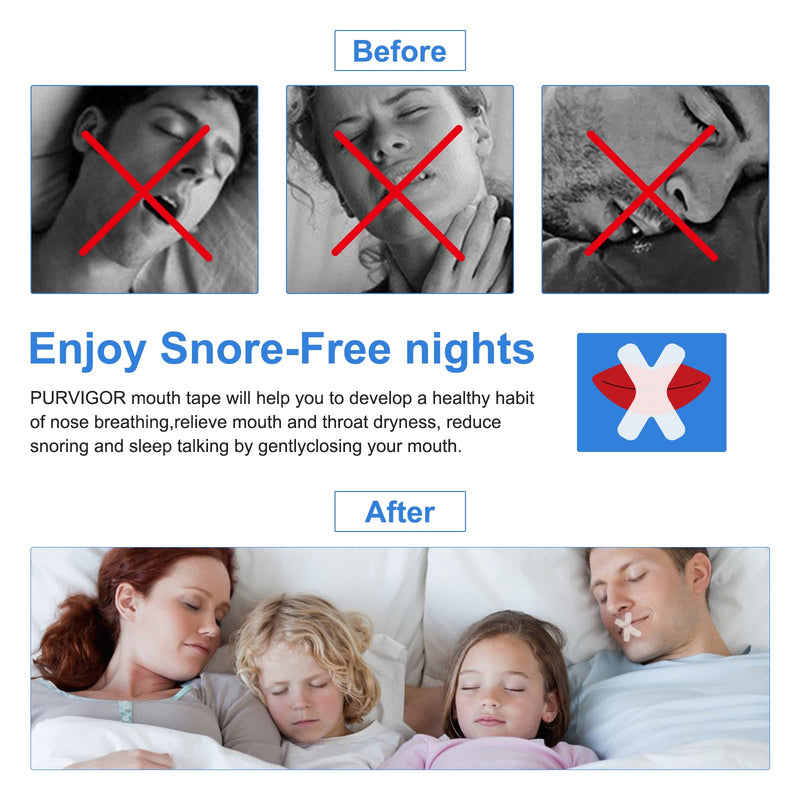 [Australia] - Sleep Strips, 120 Pcs Advanced Gentle Mouth Tape for Nose Breathing, Less Mouth Breathing, Anti Snoring Mouth Strips for Men Women, Stop Snoring Solution Device, Improved Nighttime Sleeping 