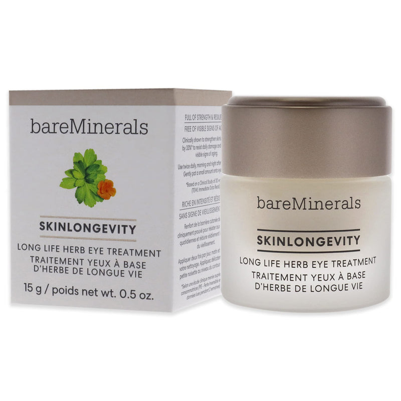 [Australia] - bareMinerals Skinlongevity Long Life Herb Eye Treatment For Unisex 0.5 Oz Treatment 