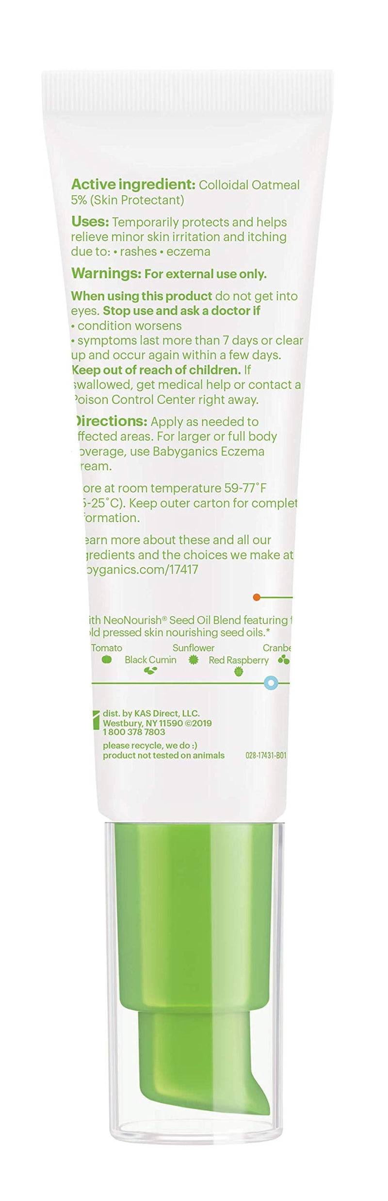 [Australia] - Babyganics Eczema Lotion and Spot Treatment, 2 Items 