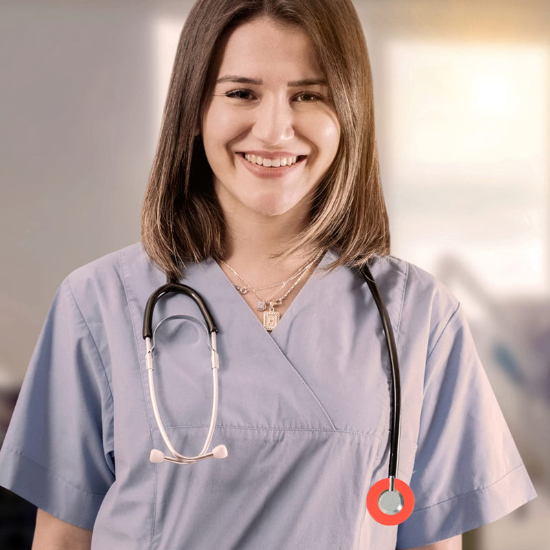 [Australia] - UKCOCO Stethoscope Head Cover Protector Set: 16pcs Stethoscope Spare Parts Stethoscope Supply for Hospital Doctor Nurse 