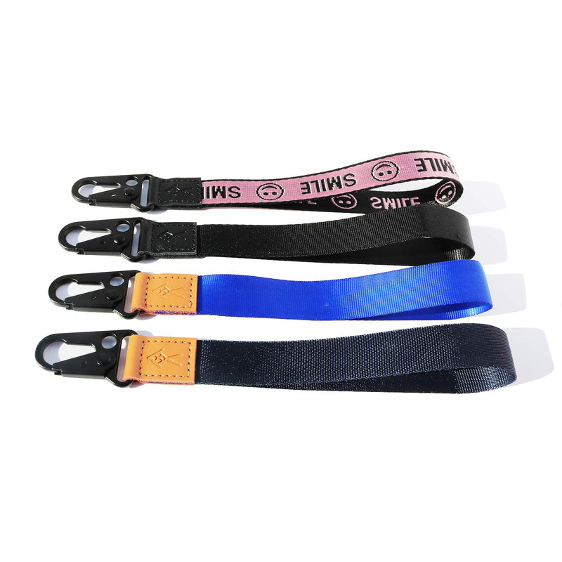 [Australia] - Wrist lanyard for keys, Wristlet Keychain&Keyrings，Wristlet Strap for Key, Hand Wrist Lanyard Key Chain Holder Black 