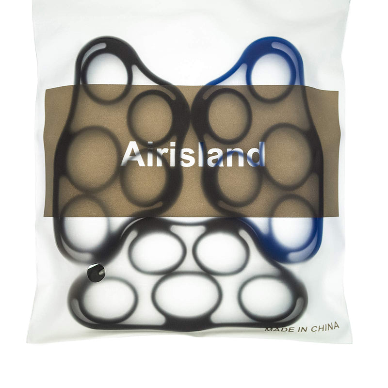 [Australia] - Airisland Finger Stretcher Hand Resistance Bands Hand Extensor Exerciser Finger Grip Strengthener Strength Trainer Gripper Set for Arthritis Carpal Tunnel Exercise Guitar and Rock Climbing 3pcs 