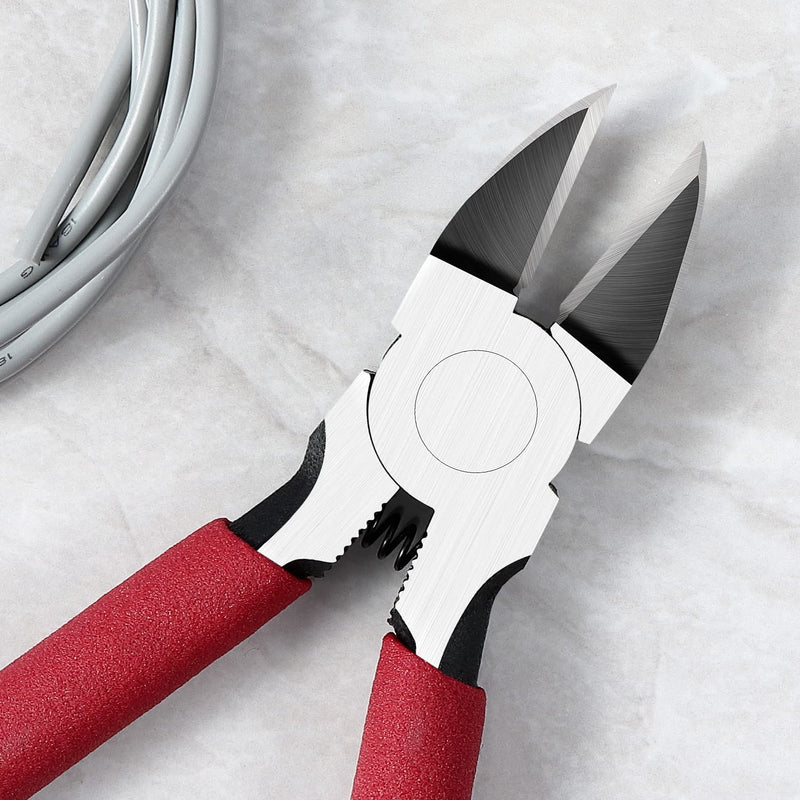 [Australia] - IGAN-P6 Wire Flush Cutters, 6-inch Ultra Sharp & Powerful Side Cutter Clippers with Longer Flush Cutting Edge, Ideal Wire Snips for Crafting, Floral, Electrical & Any Clean Cut Needs Pack 1 