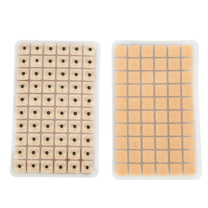 [Australia] - 600Pcs Disposable Ear Press Seeds Acupuncture Vaccaria Plaster Bean Acupoint Massage Pad Tool 