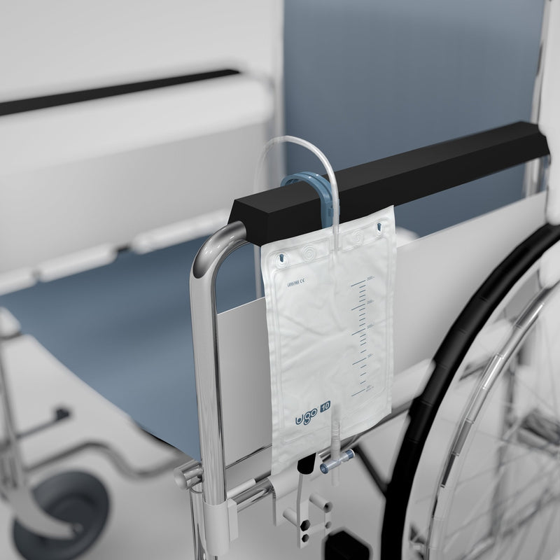 [Australia] - Ugo Hanger – Durable Easy Clean Catheter Night Bag Holder - Urine 2L Night Bag Hanger - Securely Hooks onto Chair Arms, Wheelchairs and Beds (Pack of 20) 