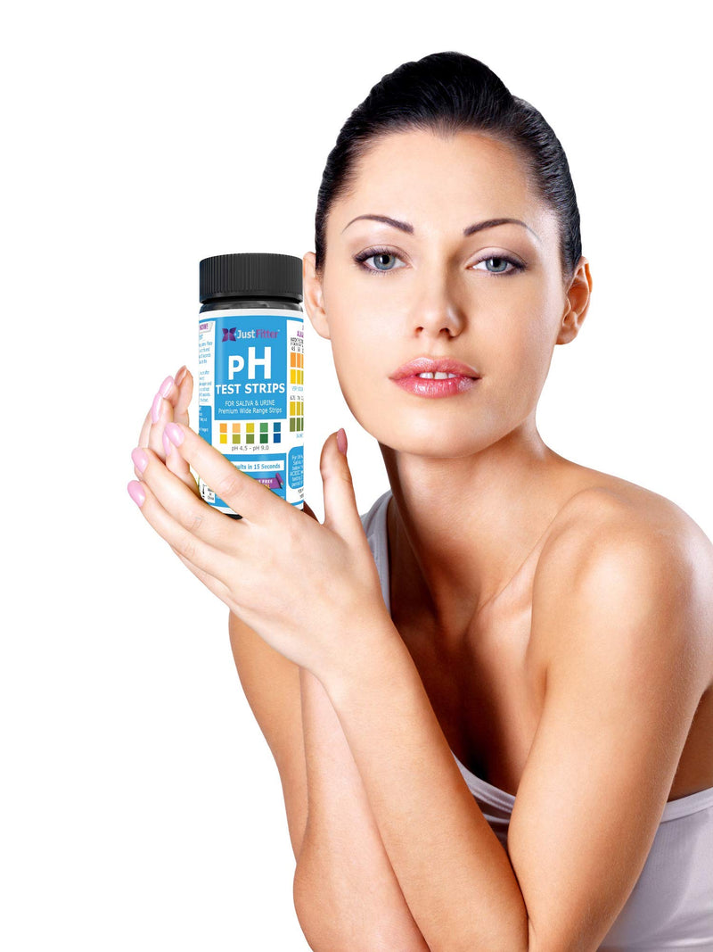 [Australia] - pH Test Strips for Testing Alkaline and Acid Levels in The Body. Track & Monitor Your pH Level Using Saliva and Urine. Get Highly Accurate Results in Seconds. 