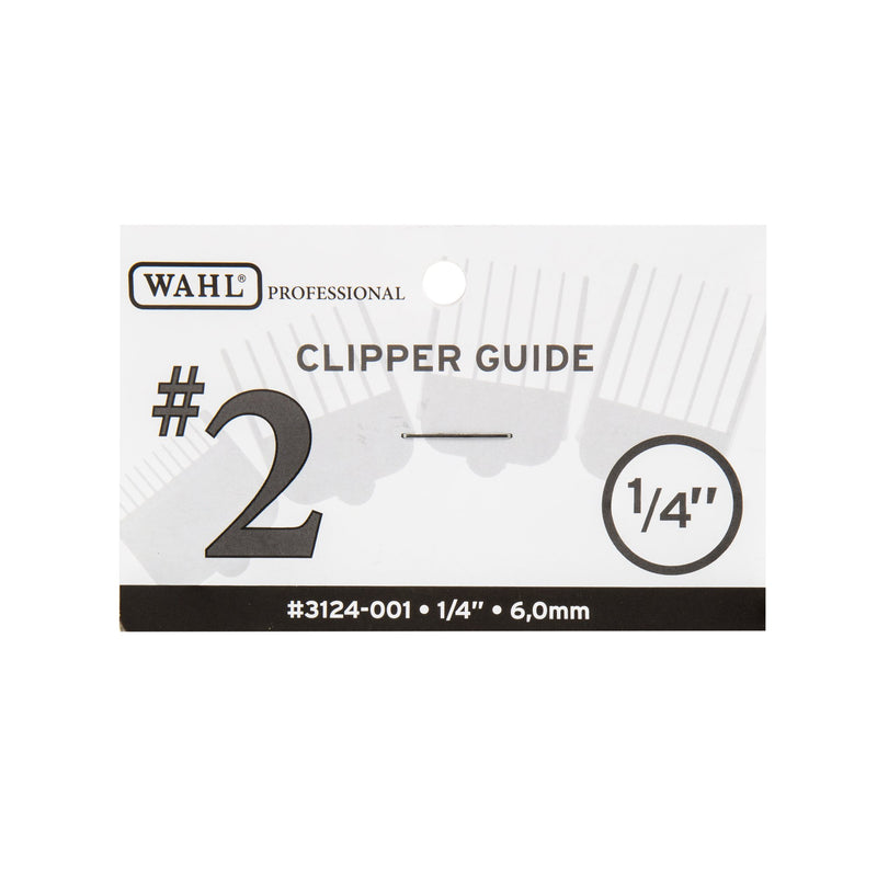 [Australia] - Wahl Professional #2 Guide Comb Attachment - 1/4" (6.0mm) - 3124-001 – Great for Professional Stylists and Barbers 