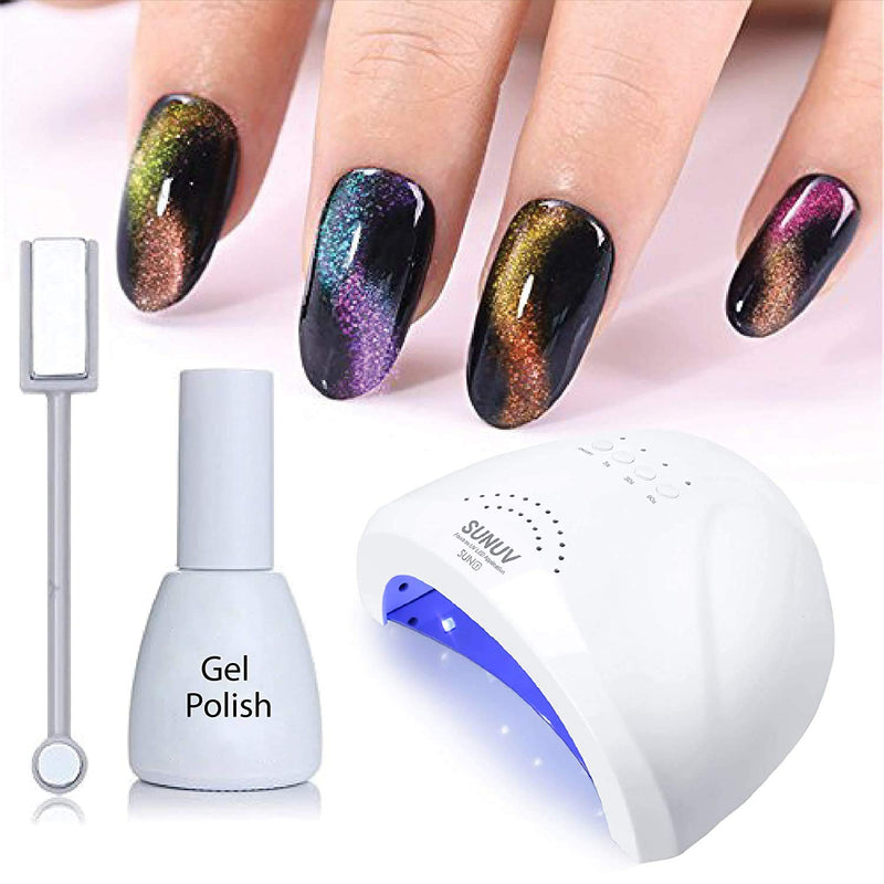 [Australia] - UV LED Nail Lamp, SUNUV Gel Nail Light for Nail Polish 48W UV Dryer with 3 Timers SUNone 