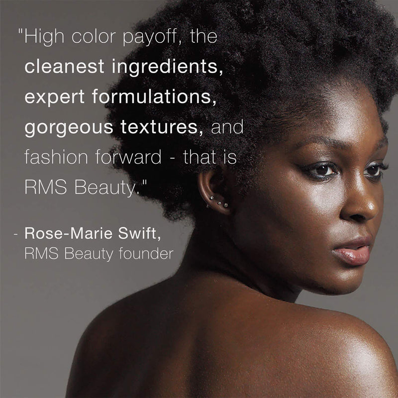 [Australia] - RMS Beauty Eye Polish Brush - Compact, Firm Bristles for Superior Blending, Perfect Makeup Application & Flawless Finish - Made with Synthetic Fibers, Vegan & Cruelty-Free (1 Count) 