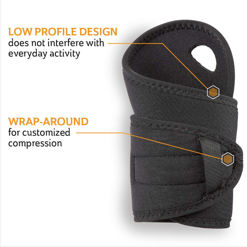 [Australia] - CURAD Performance Series Wrist Support Designed for Active Seniors 50+, Large Easy to Grip Tabs & Loops for Easier Application, Helps with Carpal Tunnel, Tendonitis 