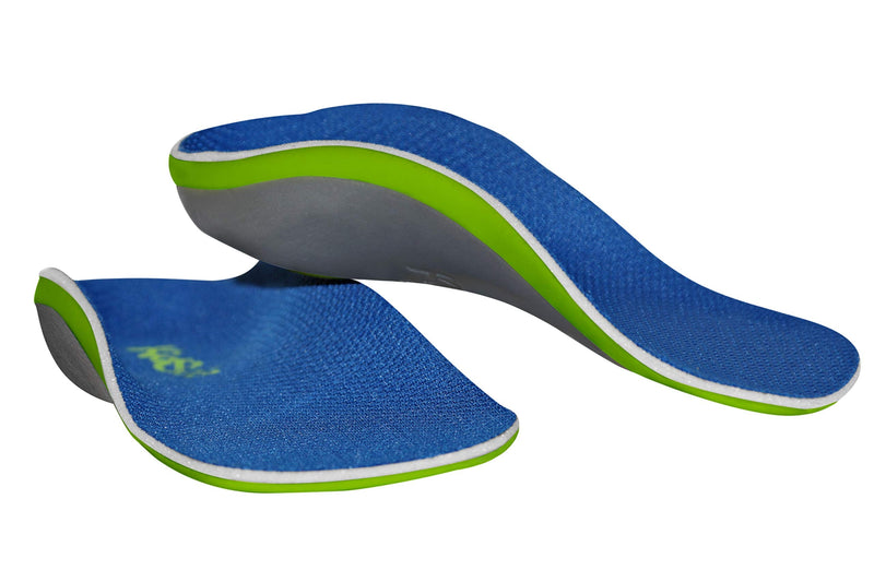 [Australia] - KidSole 3/4 Reinforced High Arch Support Children's Orthotic Insole. Slim Profile & Strong Support with Memory Foam Soft Top. KidSole Arch Alien (US Kids Size 4-7.5) US Kids Size 4-7.5 