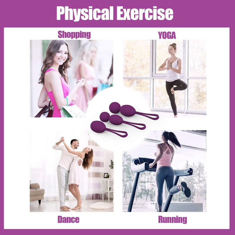 [Australia] - Kegal Balls Exercise Weight - Doctor Recommends: for Pelvic Floor Tightening & Strengthen Bladder Control & Prevent Prolapse (Set of 3) 
