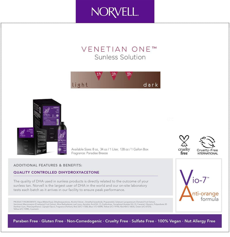 [Australia] - Norvell Premium Sunless Tanning Solution - Venetian One, 236ml. 