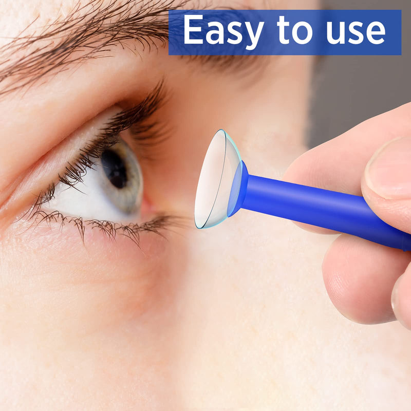 [Australia] - Contact Lens Remover Scleral Lens Remover Inserter Soft Contact Suction Holder Remover with Ventless Bottles and White Tweezers 
