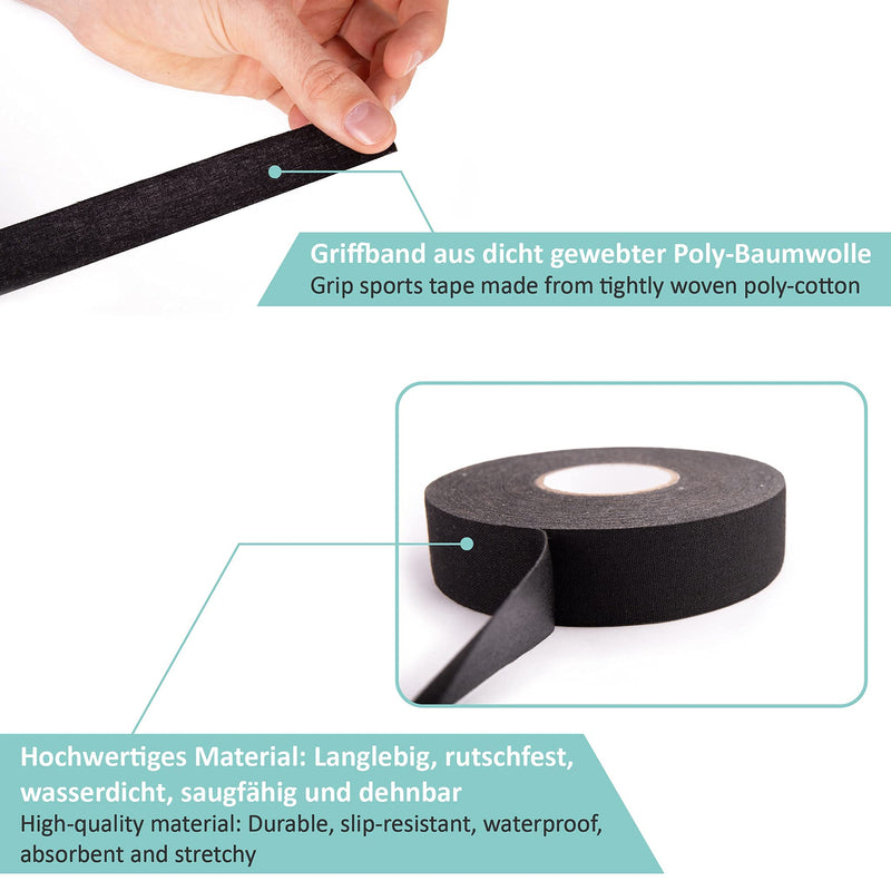 [Australia] - Grip Tape Sports, Non-Slip as Well as self-Adhesive overgrip Field Hockey Tape, Anti-Slip Grip Tape for Golf, Tennis, Badminton, Field Hockey Sticks as Well as Pullup Bars 
