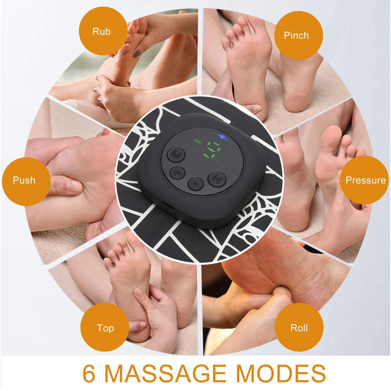 [Australia] - EMS Foot Massager, Men Women USB Electric Foot Massage Mat Muscle Stimulator Machine with Remote Control for Improving Blood Circulation, Massage Your Feet 