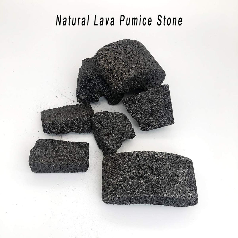 [Australia] - Bicrops Natural Lava Pumice Stone, Pedicure Tool, Hard Callus Dead Skin Remover, Foot File For Exfoliation & Fine Foot Scrubber for Smoothing & Softening Skin. (2 Pieces) 2 Pieces 