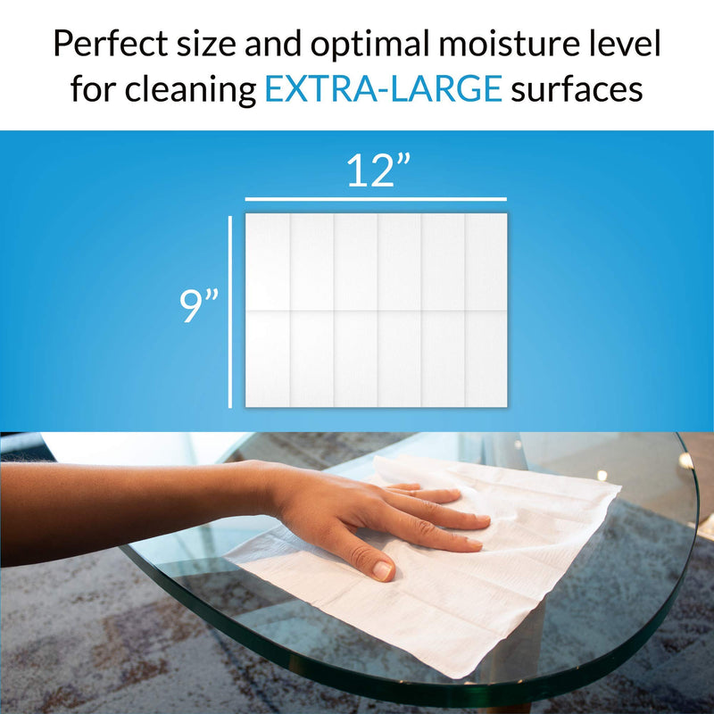[Australia] - iCloth XL Screen Cleaning Wipes [12 x 9 Inches - 24 XL Wipes] Safe for All Screens and Glasses, Pro-Grade, Individually Wrapped, 1 Screen Cleaner Can Clean Several Screens, Displays, TV's or Monitors 