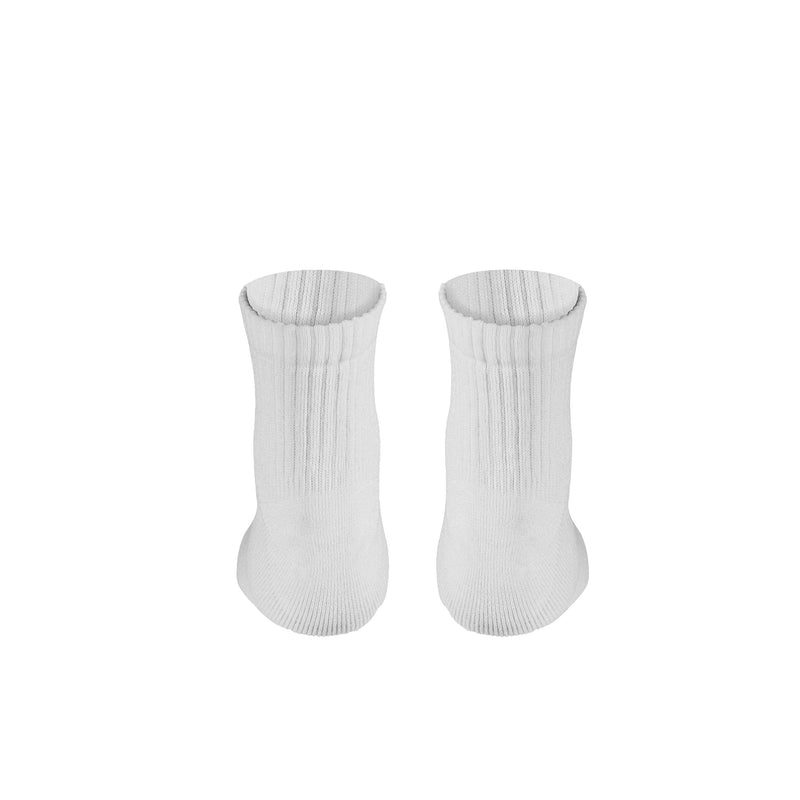 [Australia] - Truform Medical Compression Socks for Men and Women; 8-15 mmHg Ankle Length Low Cut, White, Large 