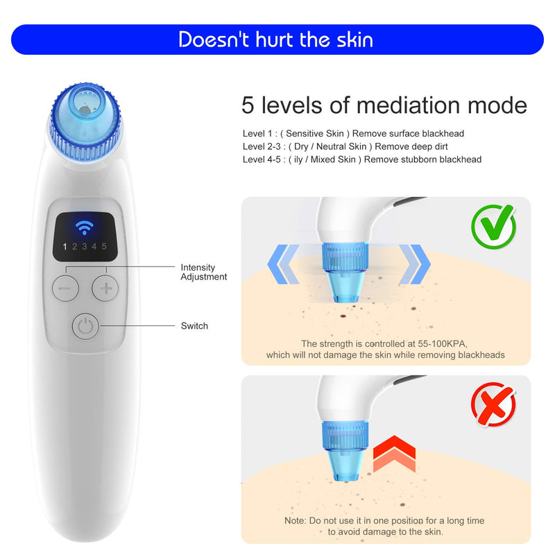 [Australia] - ShinePick Remover Vacuum with Camera, 1080P HD Microscope Visual Pore Vacuum Electric Blackhead Vacuum Cleaner Facial Pore Cleanser Blackhead Extractor Tool for Blackhead Whitehead Acne Removal 