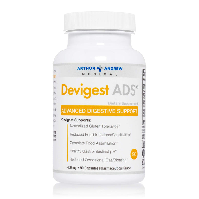 [Australia] - Arthur Andrew Medical - Devigest ADS, Advanced Digestive Support, Relief for Lactose Intolerance and Casein Sensitivities, Vegan, Non-GMO, 90 Capsules 90 Caps 