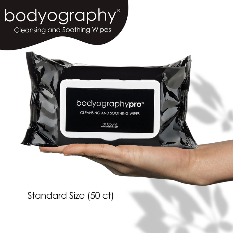 [Australia] - Bodyography Face It Cleansing & Soothing Wipes - Makeup Remover Facial Wipes - Cleanses and Nourishes 