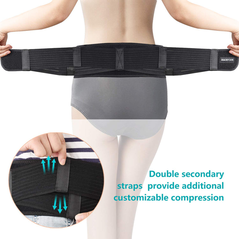 [Australia] - Backtour Si Belt Sacroiliac Belt for Women and Men That Alleviate Sciatic, Pelvic,Lower Back and Leg Pain, Stabilize SI Joint,Breathable Anti-Slip Sacroiliac Hip Brace Fit Hip Size 30" - 42" 