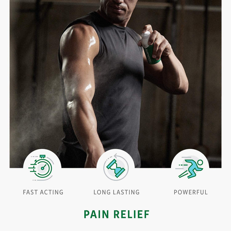 [Australia] - Biofreeze Pain Relieving Spray, 118 ml, Cooling Topical Analgesic, On-the-Go Use, Long Lasting, Soothing, Targeted Pain Relief, Cold Therapy for Athletes, Fast Acting for Muscle, Joint & Back Pain 118ml Pack of 1 