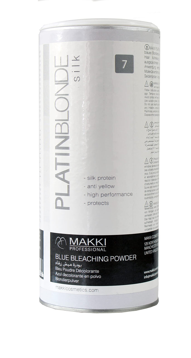 [Australia] - Platin Blonde Blue Hair Bleach Powder with Silk Protein and Anti Yellow Molecules - Large 500g 500 g (Pack of 1) 