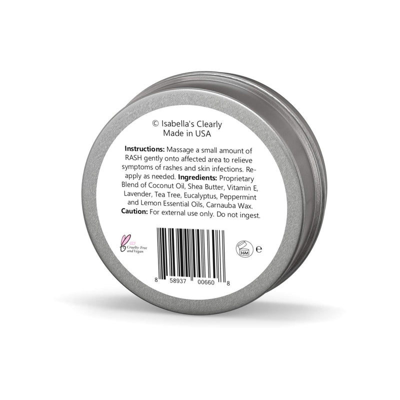 [Australia] - Isabella's Clearly Rash Soothing Skin Balm | Helps to Provide Relief for Itching, Skin Rash, Dry Irritated Skin | Natural, Vegan, Cruelty Free, Made in USA 