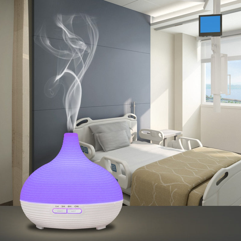 [Australia] - Sensky SK554 Aroma Diffuser 300ml Essential Oil Diffuser Electric Ultrasonic Humidifier Aromatherapy Cool Mist Humidifiers Color Changing Air Purifier 