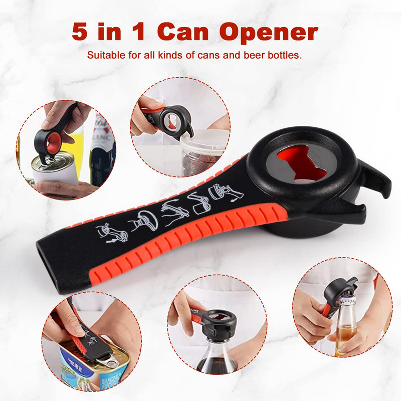 [Australia] - Jar Opener for Weak Hands - 5 Pack Bottle Openers for Arthritis Hands, Can Openers for Arthritic Hands, Top Gadgets Disability Aids and Equipment for Kitchen 