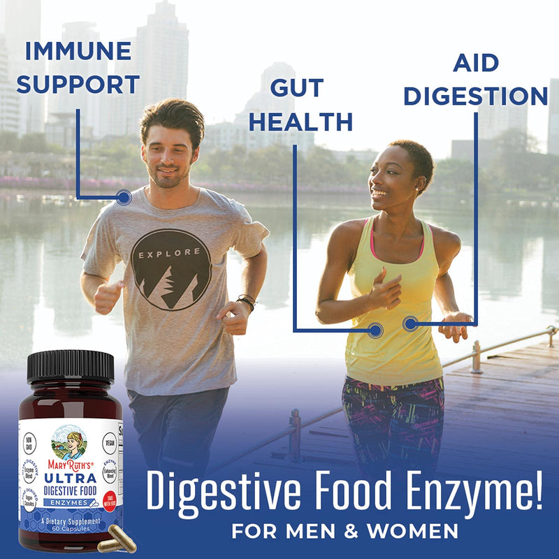 [Australia] - Digestive Enzymes for Gut Health | Up to 2 Month Supply | Enzymes for Digestion with Amylase, Lipase & Lactase | Digestive Enzyme Capsules for Immune Support | Vegan | Non-GMO | 60 Count 