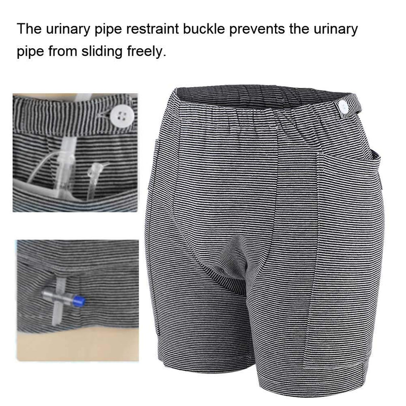 [Australia] - Incontinence Care Trousers, Urine Bag Pants Suitable for Elder Incontinent People to Prevent Embarrassed Scene (M-Men) M Men 