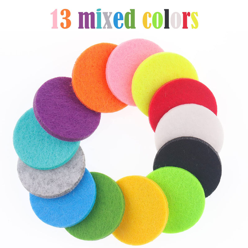 [Australia] - ZDNT 260 Pcs Essential Oil Diffuser Replacement Refill Pads 30mm Aromatherapy Diffuser Oil for Diffuser Scent Diffuser 20 Colors Accessories Refill Pads 