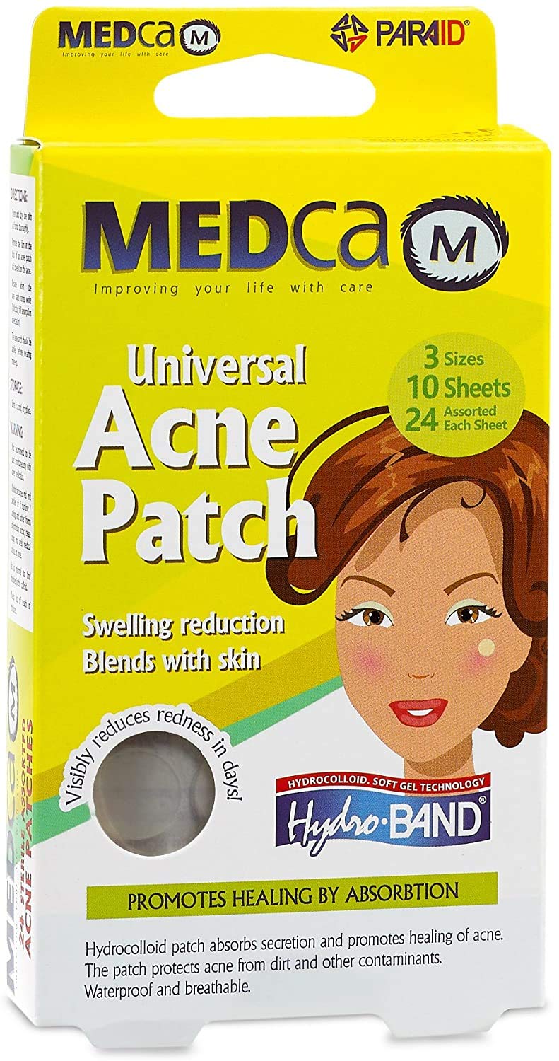 [Australia] - MEDca Acne Pimple Master Patch Absorbing Cover 24 Count Three Sizes 10 Sheets 