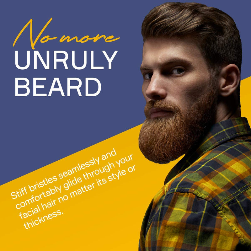 [Australia] - Seven Potions Boar Bristle Beard Brush For Men ‚Äî Made of Pear Wood with 100% First-Cut Boar Hair ‚Äî Firm Bristles To Tame and Soften Your Facial Hair 