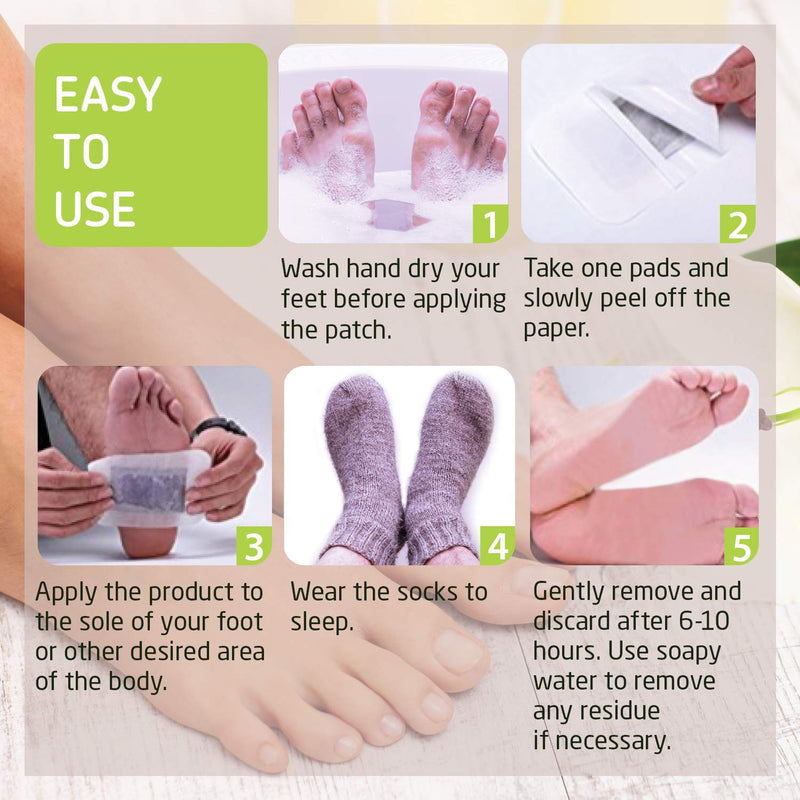 [Australia] - Samsali Foot Pads, Upgraded 2 in 1 Nature Foot Pads, Rapid Foot Care and Pain Relief, Higher Efficiency than Foot Sleeve and Metatarsal Pads, Best Foot Pads for Foot Care, 20 Pads 