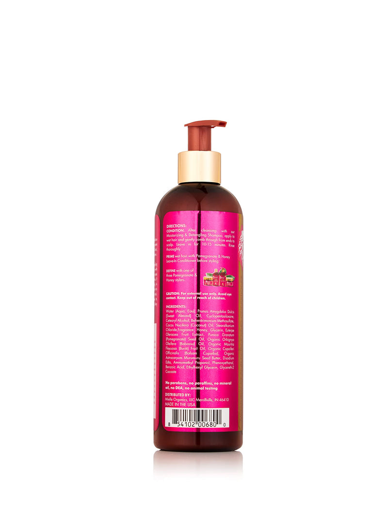 [Australia] - Mielle Organics Pomegranate & Honey Moisturizing and Detangling Conditioner for Type 4 Hair, 12 Ounces 
