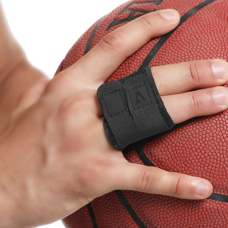 [Australia] - Milec Finger Splint Finger Buddy Wraps Reusable Finger Tapes Adjustable Elastic Finger Sleeves Compression Bandage Support Mallet Finger Brace for Arthritis Pain, Sport Injuries 