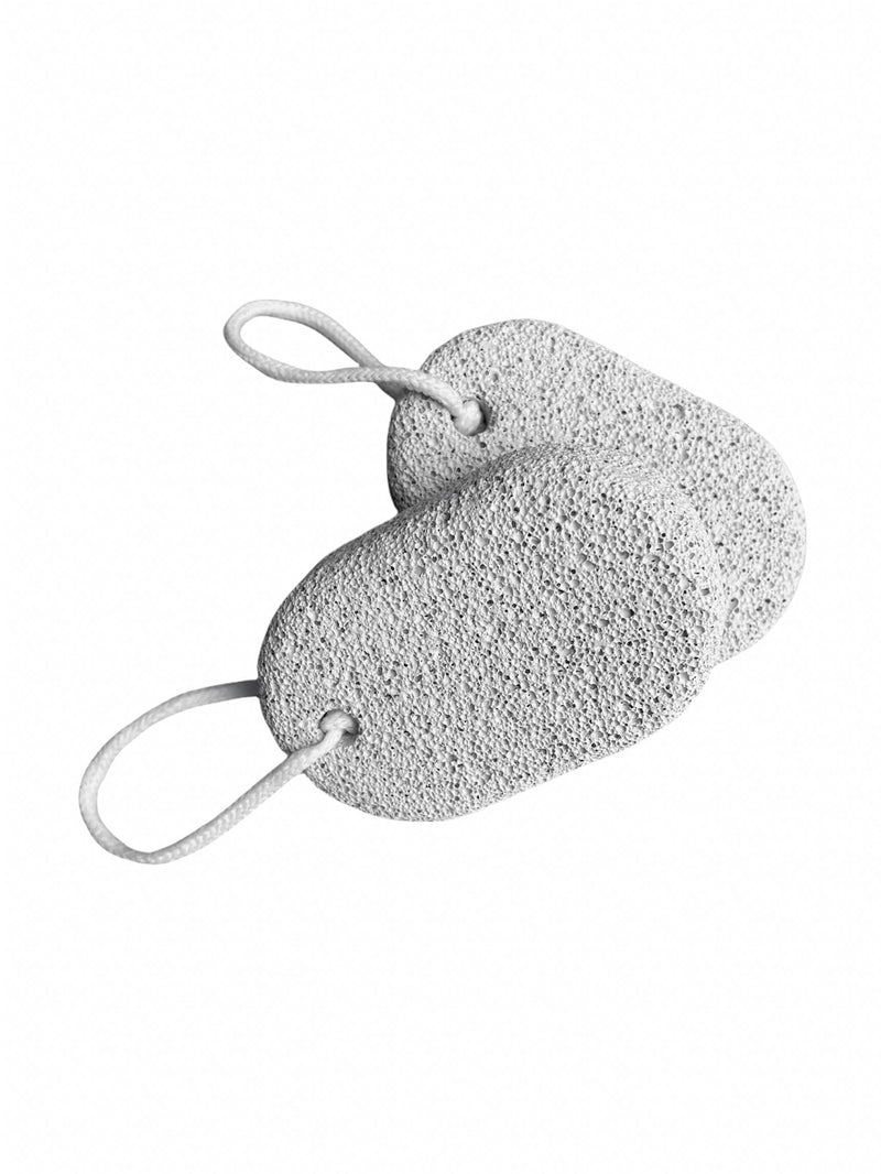 [Australia] - WestWolf Pumice Stone for Feet- Grey-Pack of 2 Organic, Skin Friendly Pumice Stones-Durable Foot Scrubber, Exfoliator and Callus Remover- for Mani, Padi and Skin Care 