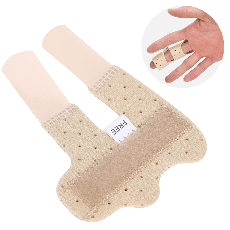 [Australia] - Weohoviy Trigger Finger Splints, Finger Support Brace Fingers Straighter for Index Finger Middle Finger of Left/Right Hand Finger Sprain Fracture Fixation Sports Injuries 