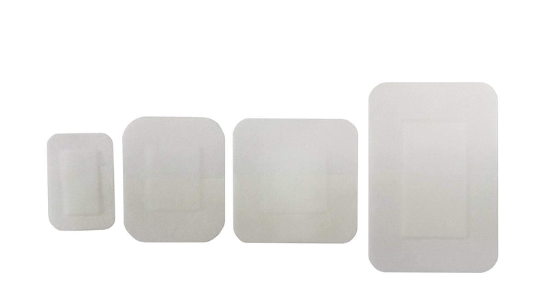 [Australia] - DermaStrip Premium Adhesive Wound Dressings with Free Saline Wipes - 5cm, 10cm, 15cm (10cm x 10cm - Box 25) 10x10 cm (Pack of 25) 