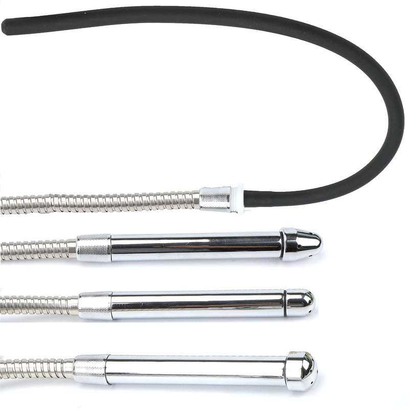 [Australia] - Shower Enema System, Douche Colonic Cleanse Kit, 5-Foot Stainless Steel Shower Hose Enema with Enema Showerhead Vaginal and Anal Cleaning Kit Colonic System Cleaner for Most Shower Systems 