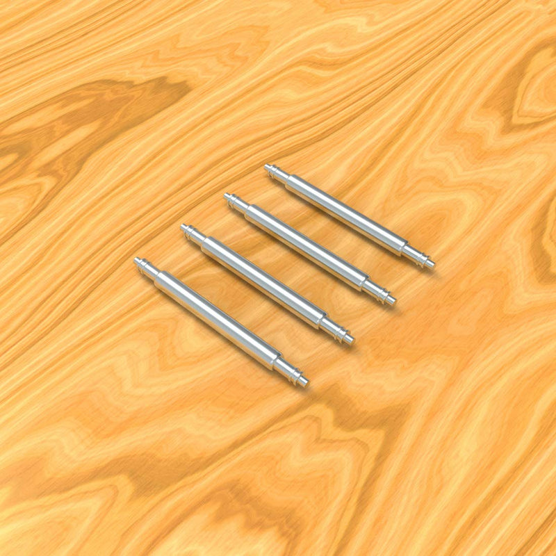 [Australia] - Wellfit Watch Pins, Heavy Duty Spring Bar, 4 Pack Stainless Steel Watch Band Pins, 1.8mm Diameter 18mm 