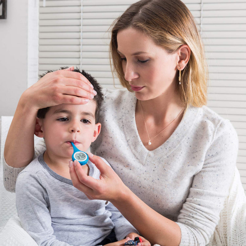 [Australia] - Kinsa QuickCare Smart Thermometer for Fever - Digital Medical Baby, Kid and Adult Termometro - Accurate, Fast, FDA Cleared Thermometer for Oral, Armpit or Rectal Temperature Reading 